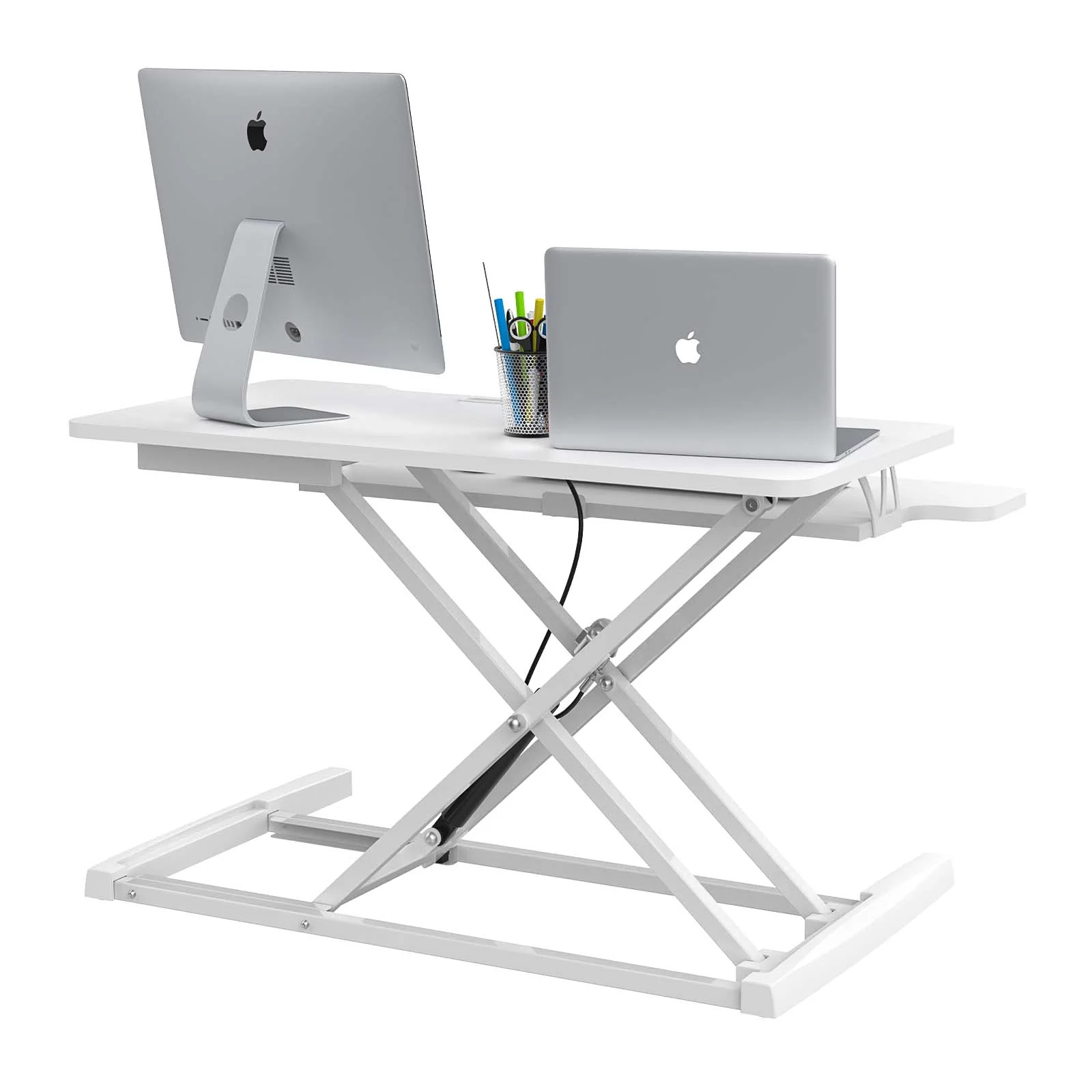 Standing Desk Height Adjustable White