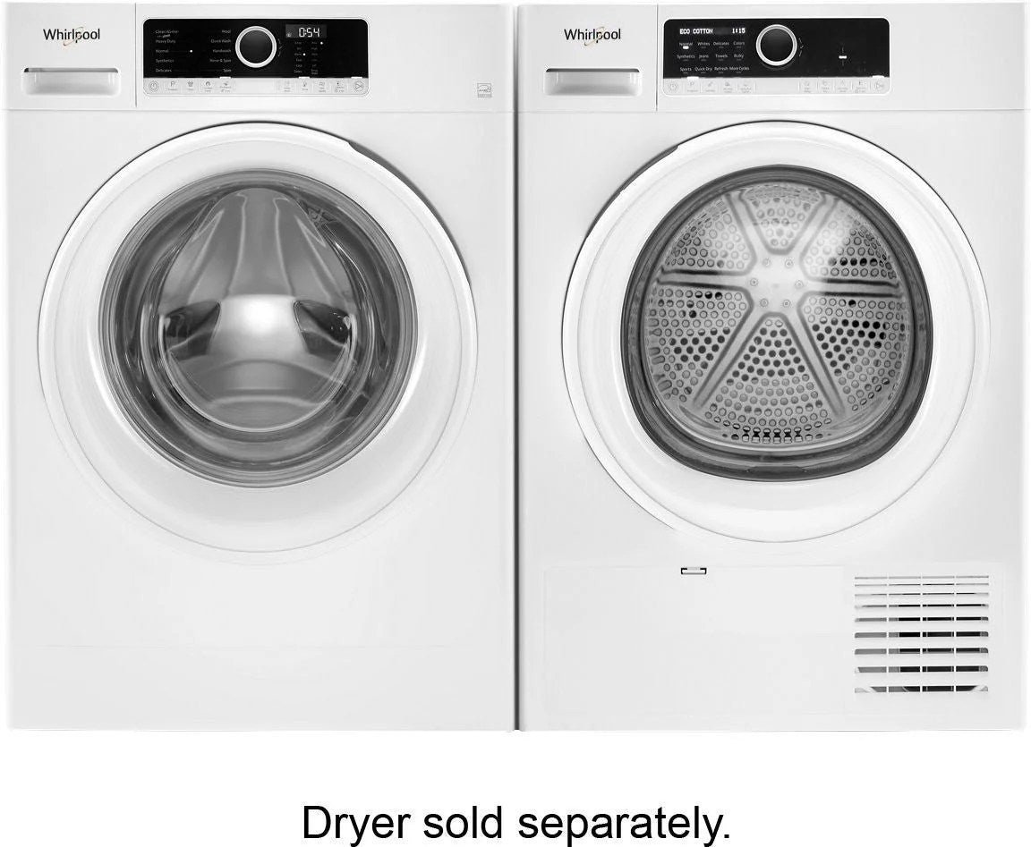Whirlpool �C 1.9 Cu. Ft. High Efficiency Stackable Front-Load Washer with Detergent Dosing Aid �C White
