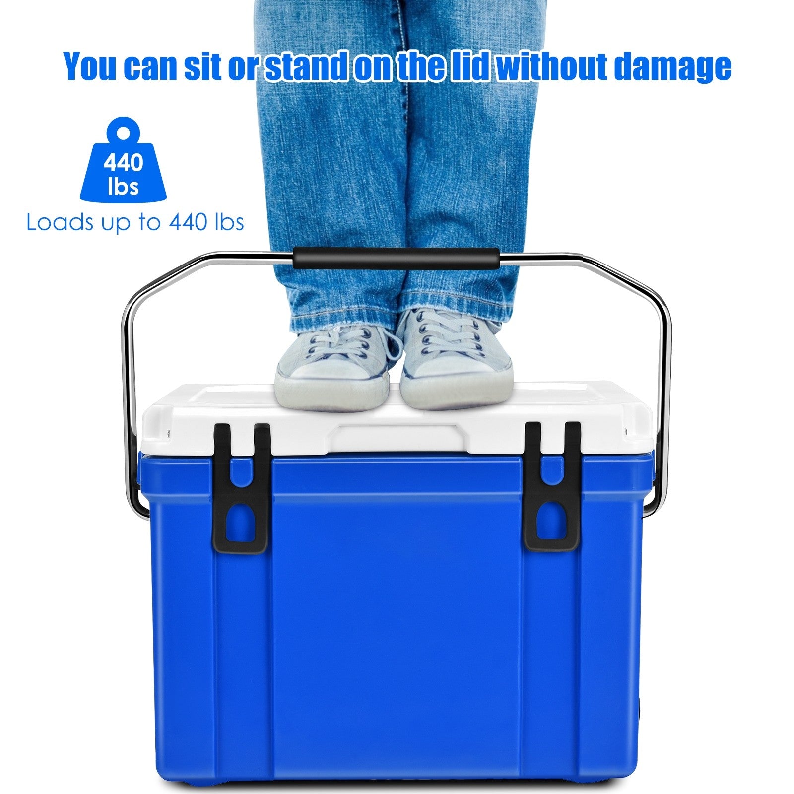 Camping Cooler, 26/58/79 Quart 4-Day Ice Retention