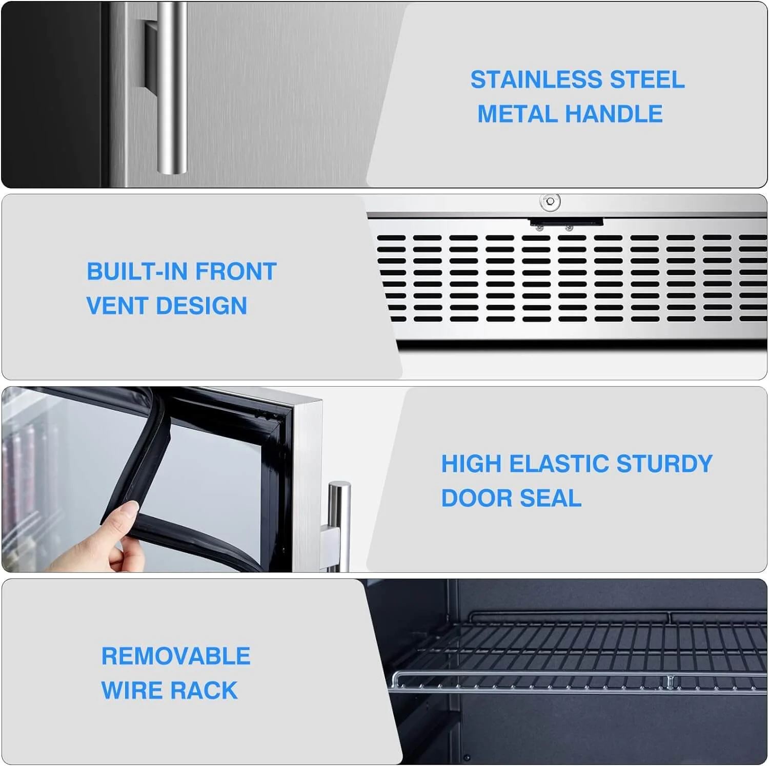 Beverage Refrigerator 24 Inch 180 Cans Beer Fridge