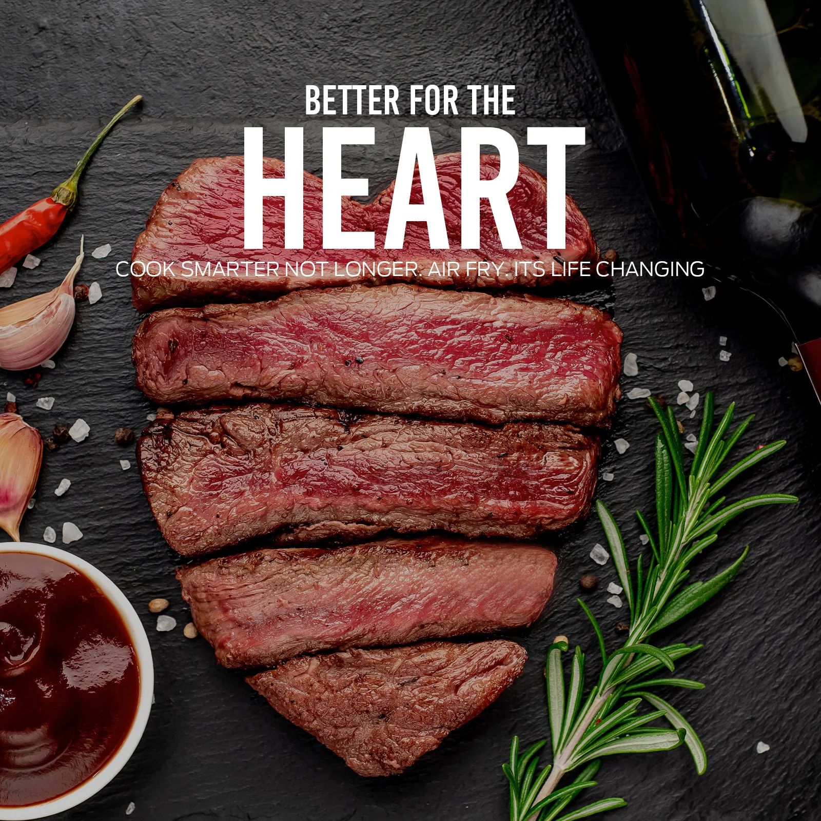 Kitchen Couture Dual View 2 x 5 Litre 10 Litre Air Fryer Stainless Steel