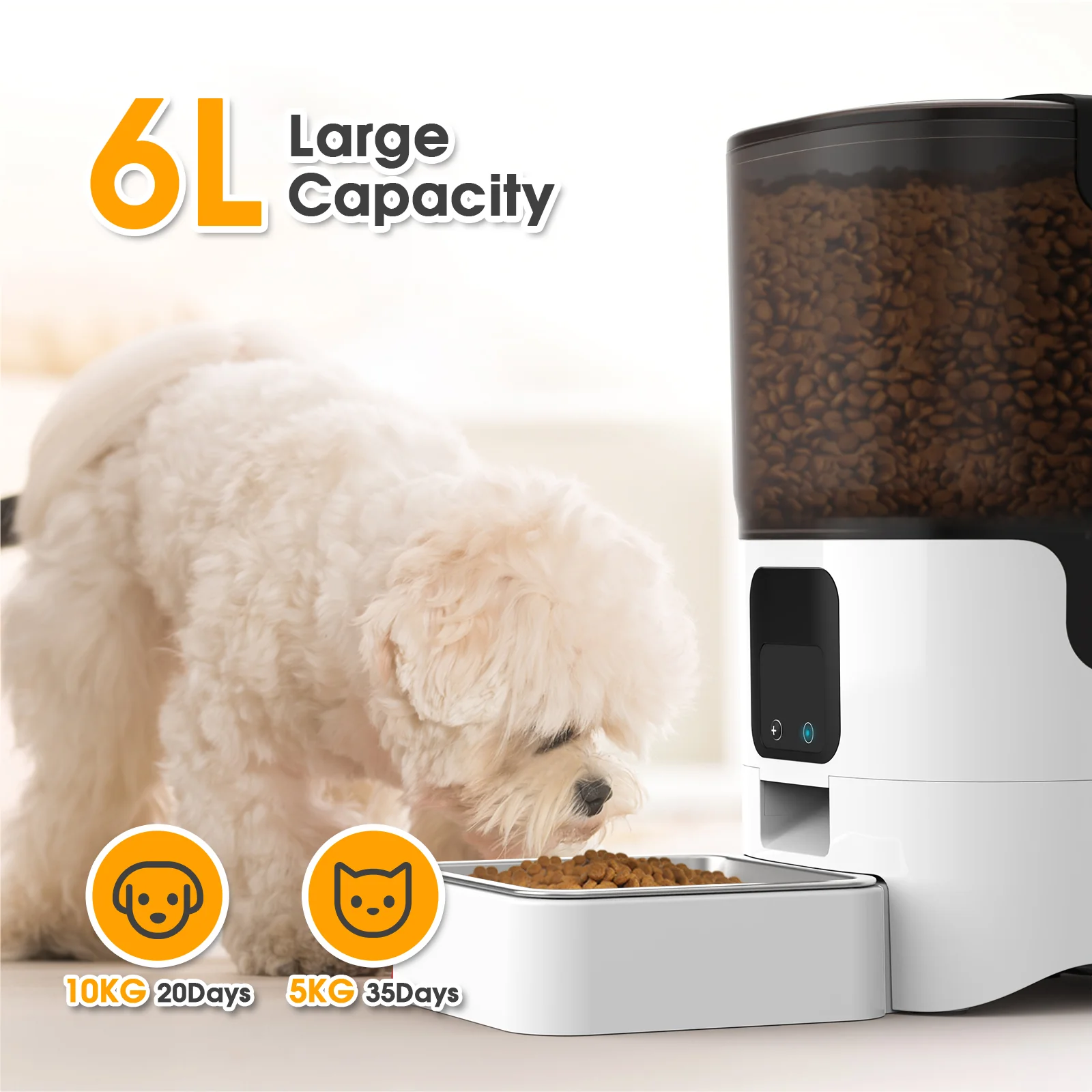 Automatic Cat Feeder WiFi & Pet Water Fountain