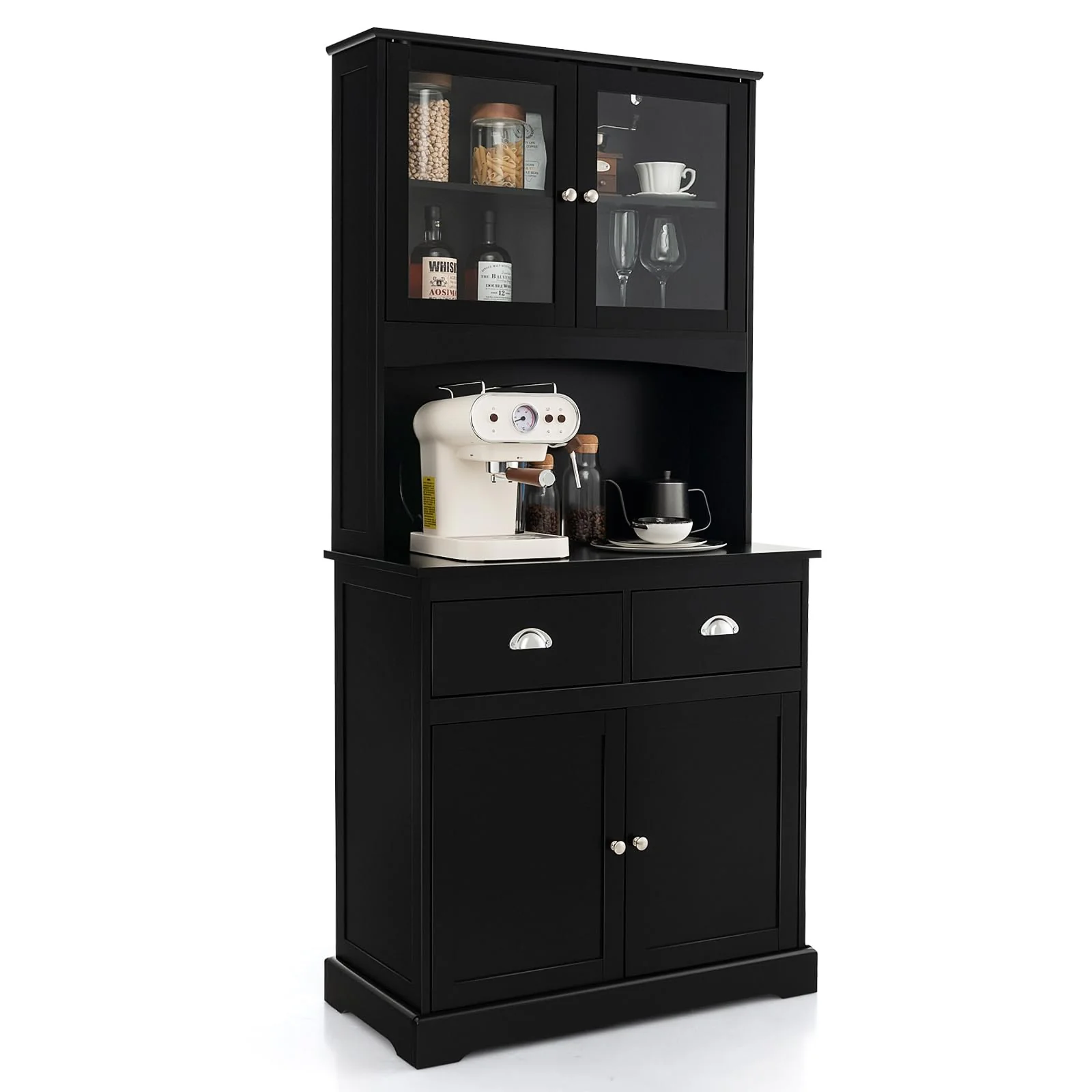 Giantex Kitchen Pantry Buffet Cabinet Storage Organizer