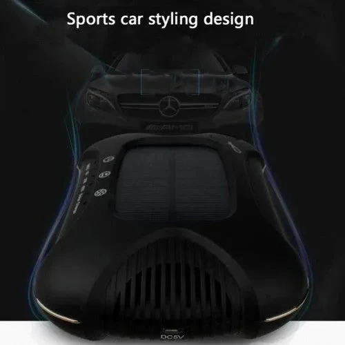 Air Purifier Aroma Diffuser Auto Mist Maker PM 2.5 Eliminator Car Air Purifier with Fresh Air Humidifier USB Air Purifier for Car with HEPA,White