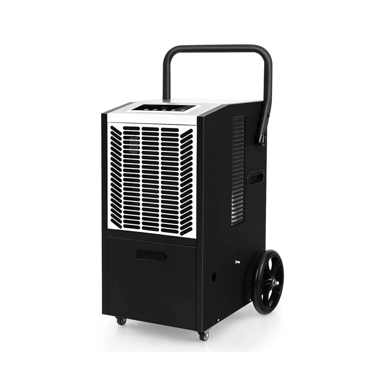 140 Pints Portable Crawl Space Dehumidifier w/Pump & Drain Hose, Industrial Commercial Dehumidifier for Basement Warehouse