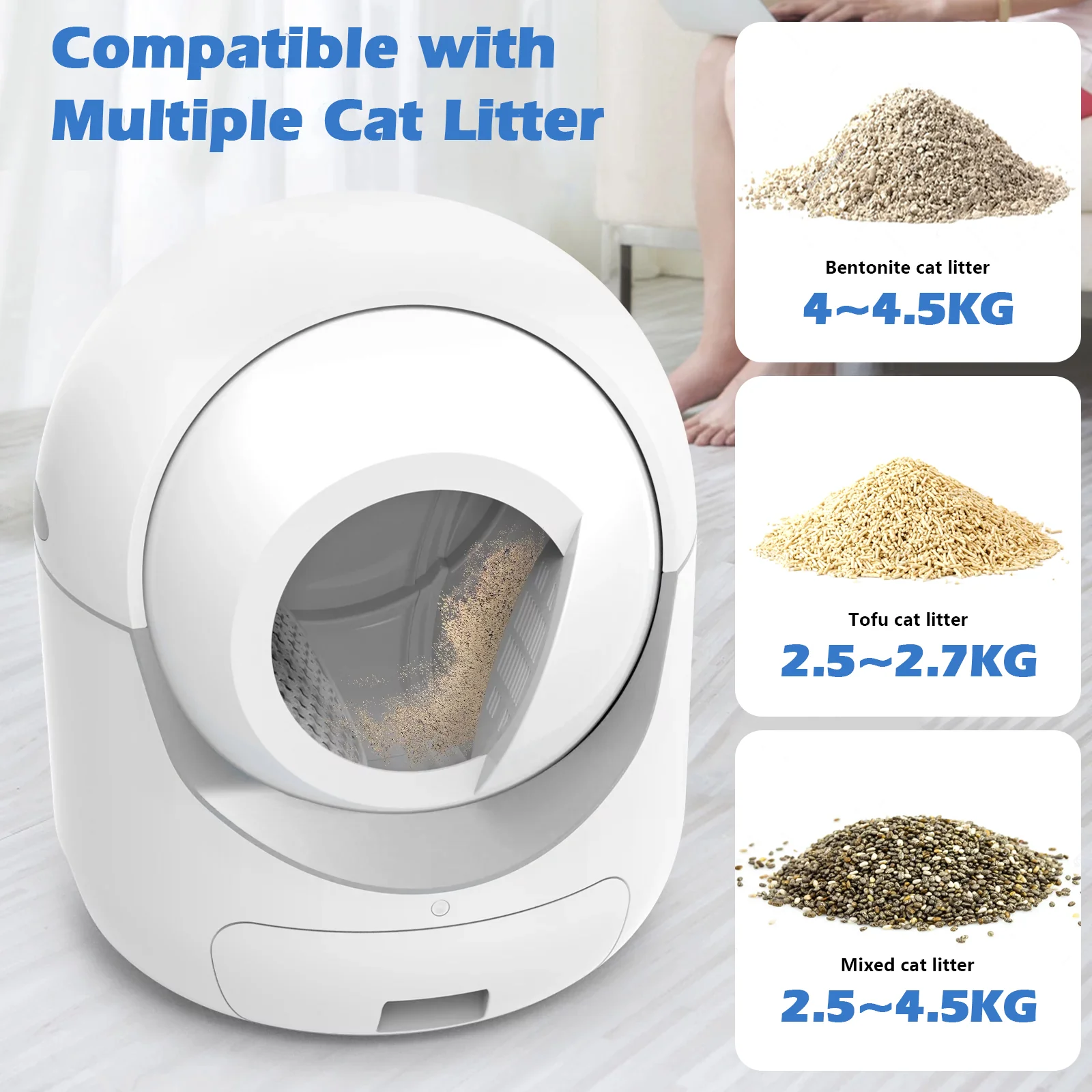 Self Cleaning Smart Cat Litter Box