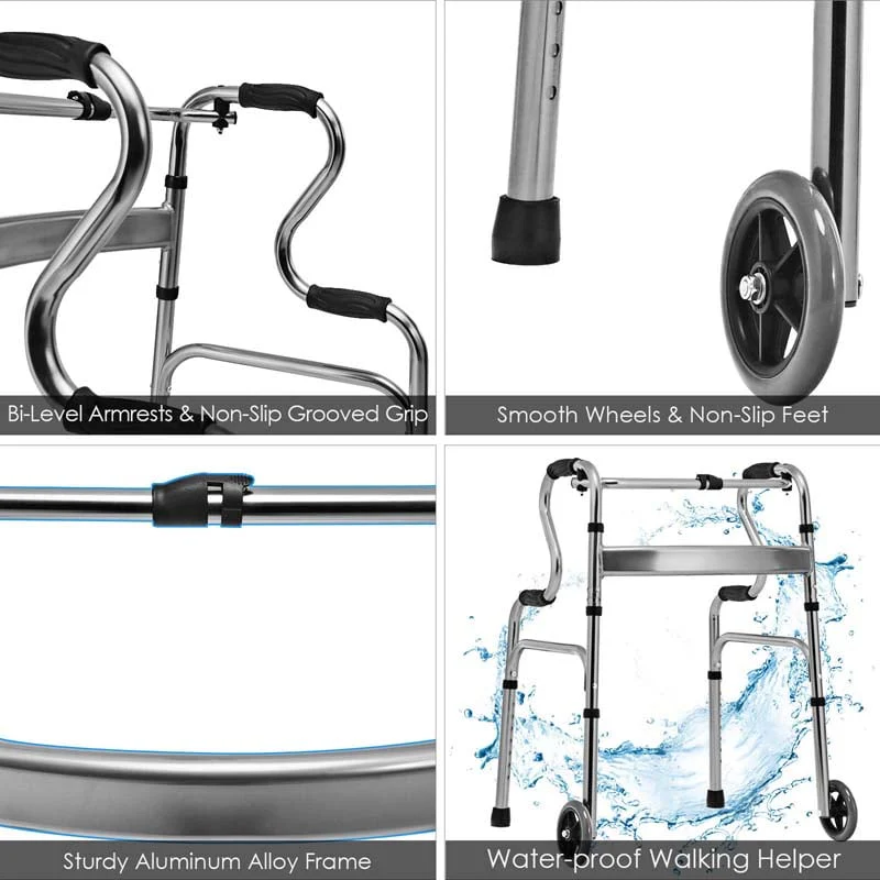 3-in-1 Folding Walker with 5