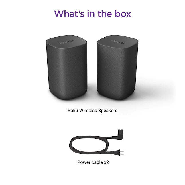 Roku 6.1-in 80-Watt Set of 2 Smart Indoor Portable Speaker?? Last Day For Clearance