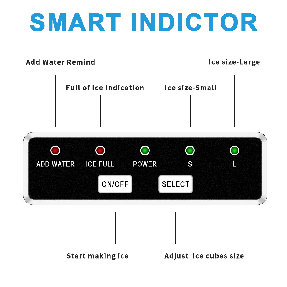 2024 Euhomy Portable Compact Ice Maker Sliver