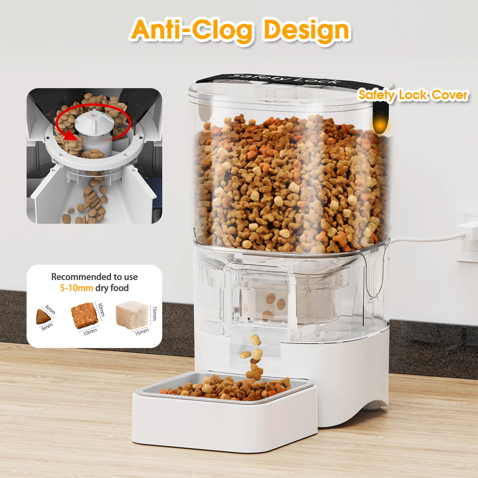 Automatic Cat Feeder WiFi & Pet Water Fountain