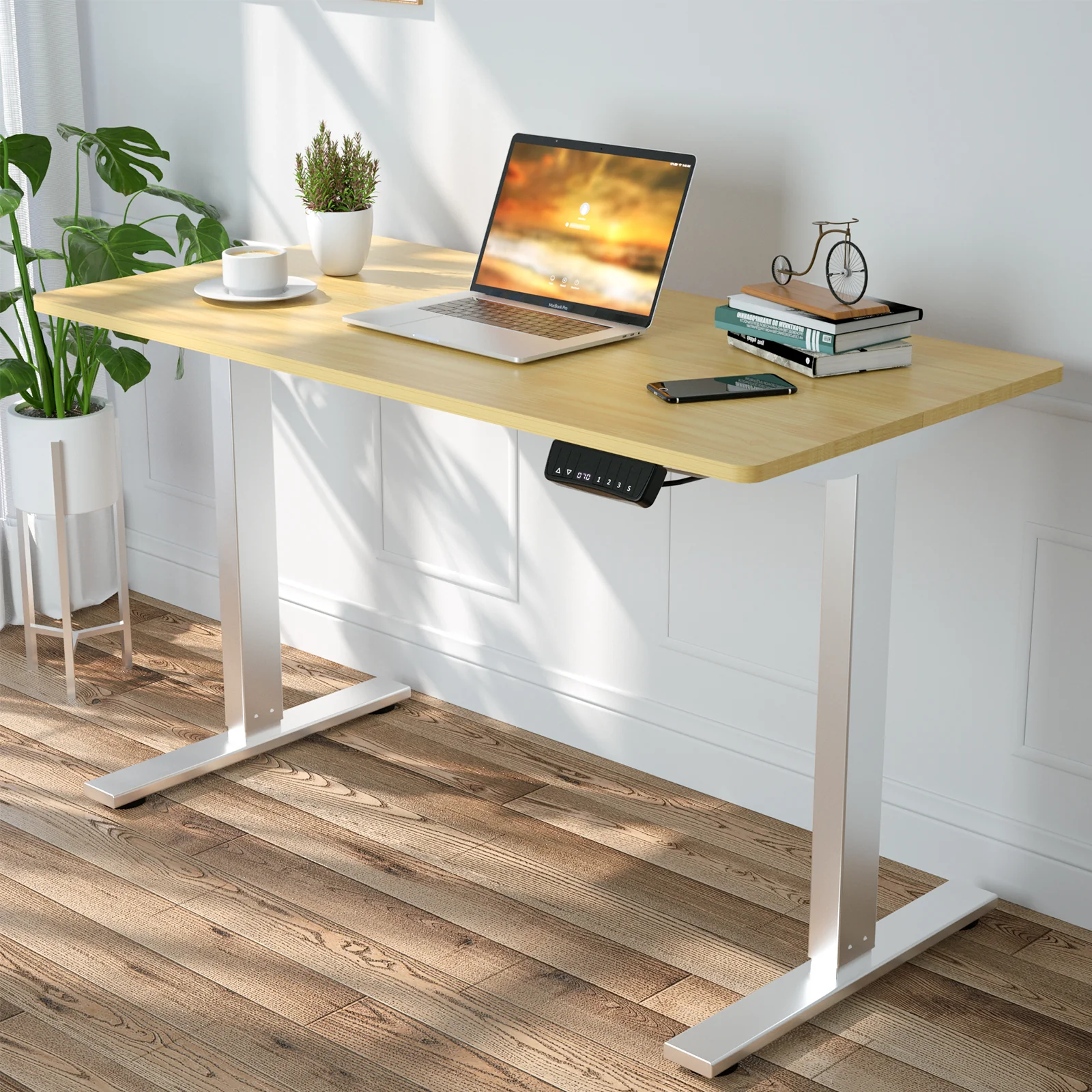 Adjustable Height Electric Standing Desk 120cm