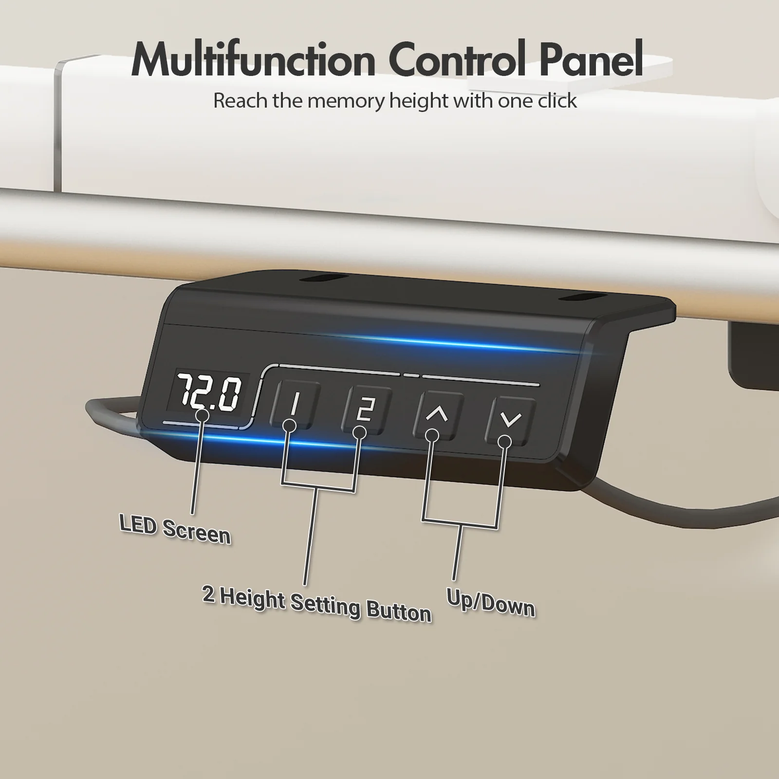 Standing Desk Frame Electric No Desktop