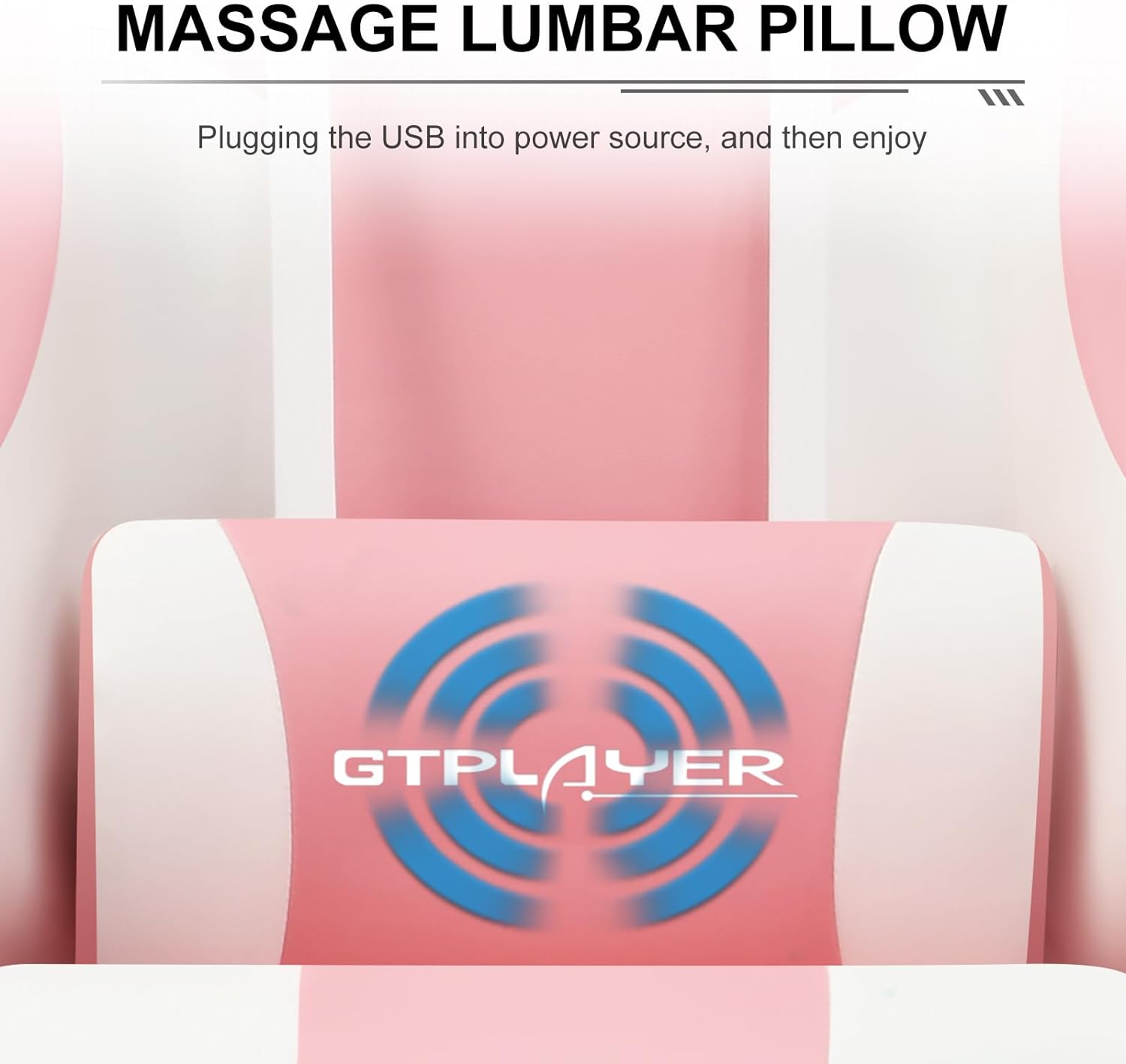 GTPLAYER Gaming Chair, Computer Chair with Footrest and Lumbar Support, Height Adjustable Game Chair with 360  -Swivel Seat and Headrest and for Office or Gaming (White)