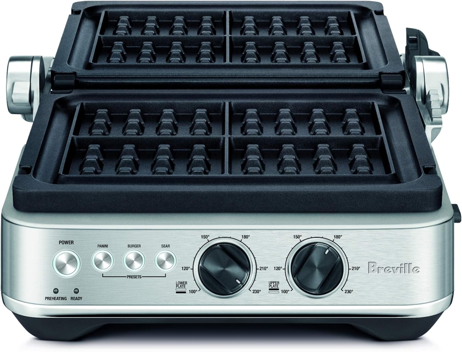 Breville the Sear & Press Grill, Brushed Stainless Steel, BGR710BSS