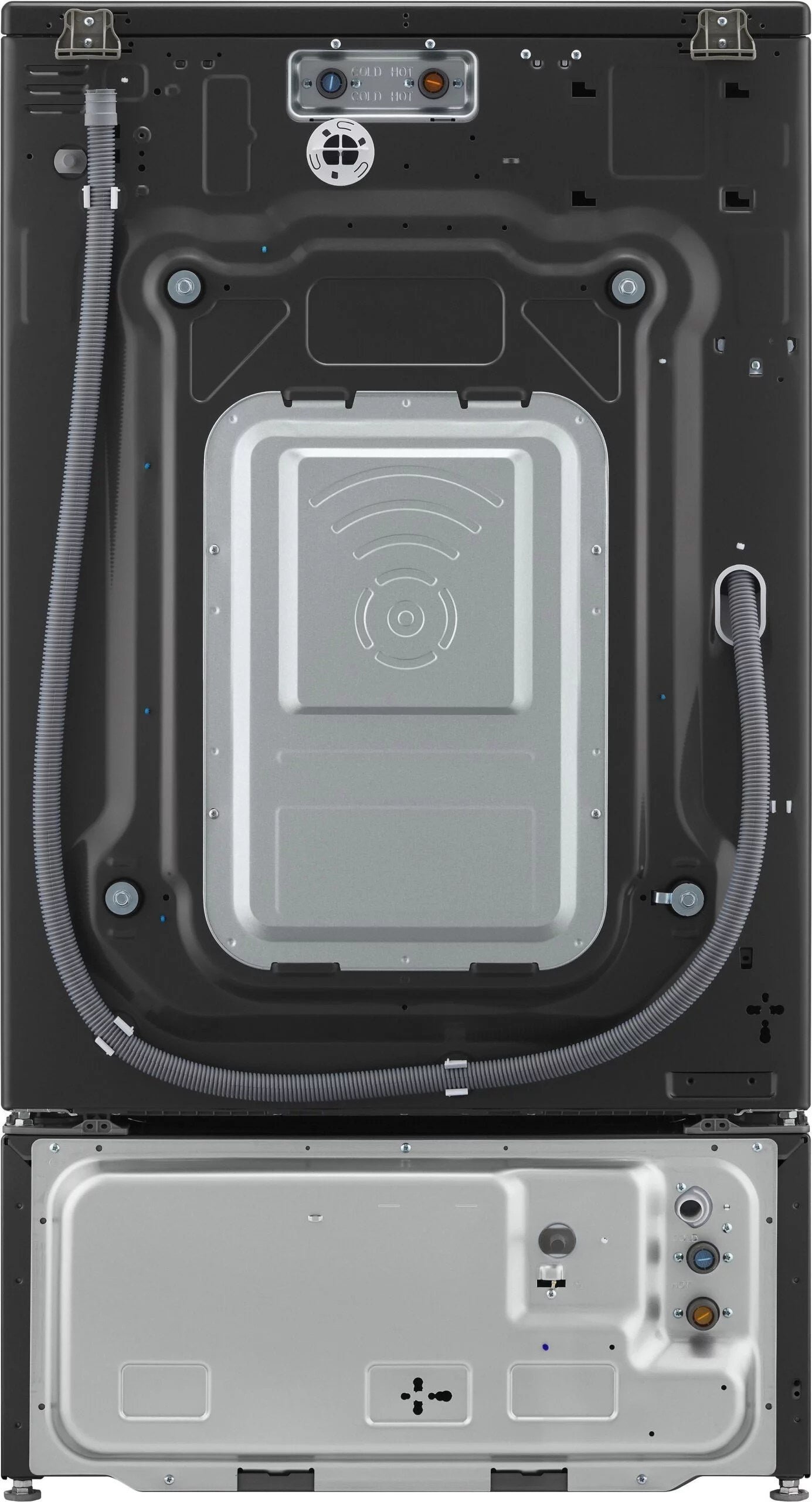 LG �C SideKick 1.0 Cu. Ft. High-Efficiency Smart Top Load Pedestal Washer with 3-Motion Technology �C Black steel