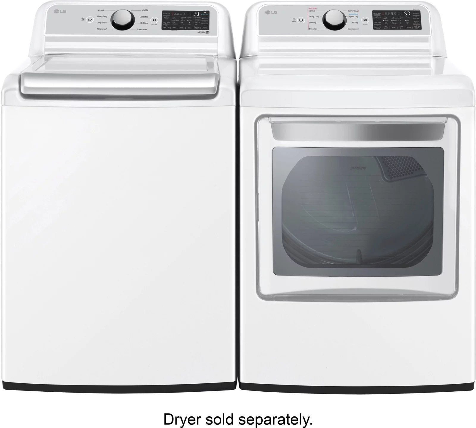 LG �C 5.5 Cu. Ft. Smart Top Load Washer with TurboWash3D �C White