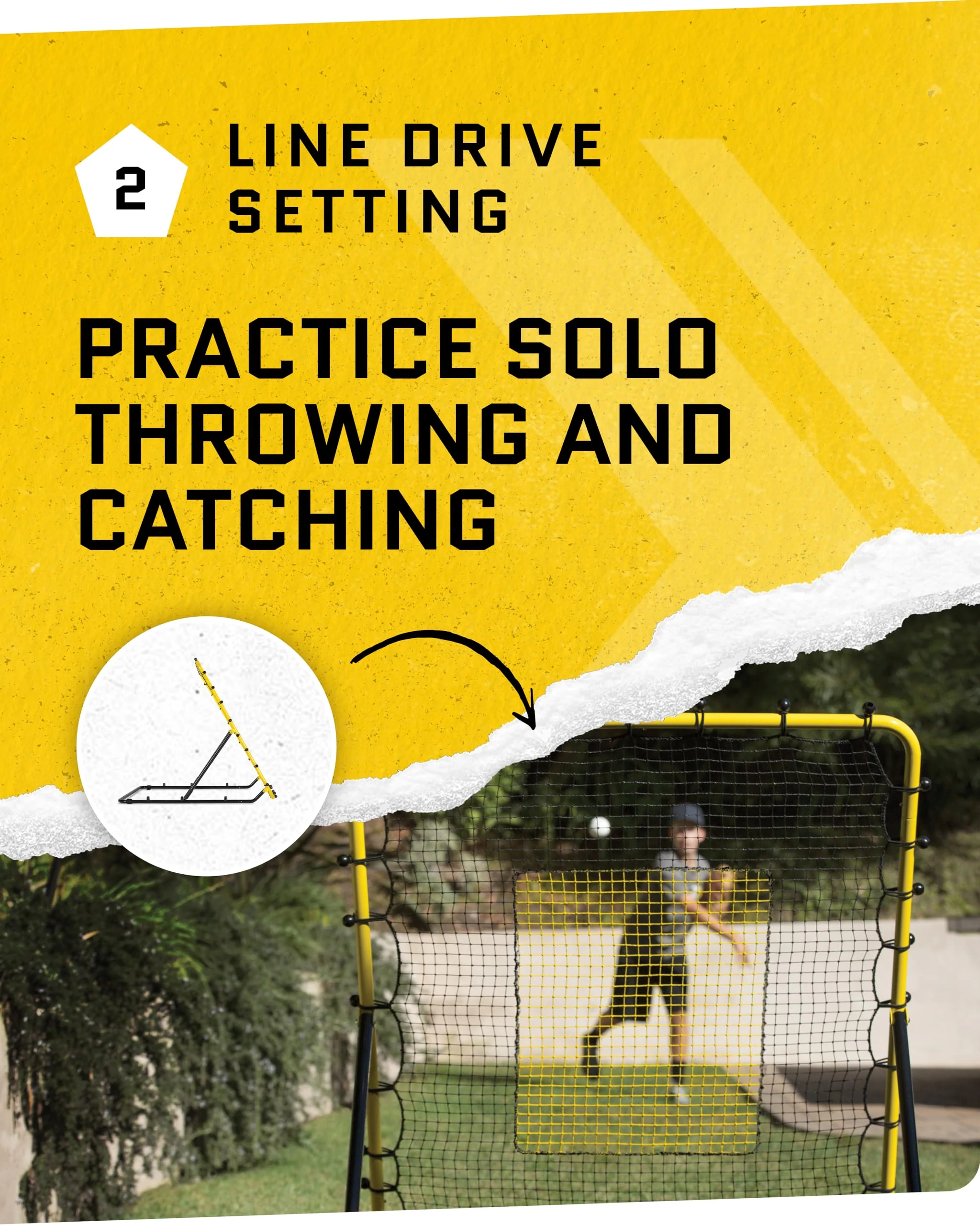 SKLZ Fielding Trainer with Line Drive & Fly Ball Return Settings