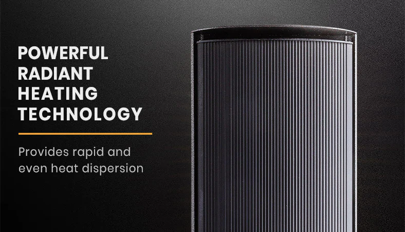 BIO 2400W Outdoor Strip Heater, Electric Radiant Slimline Heat Bar Panel, 10A Plug