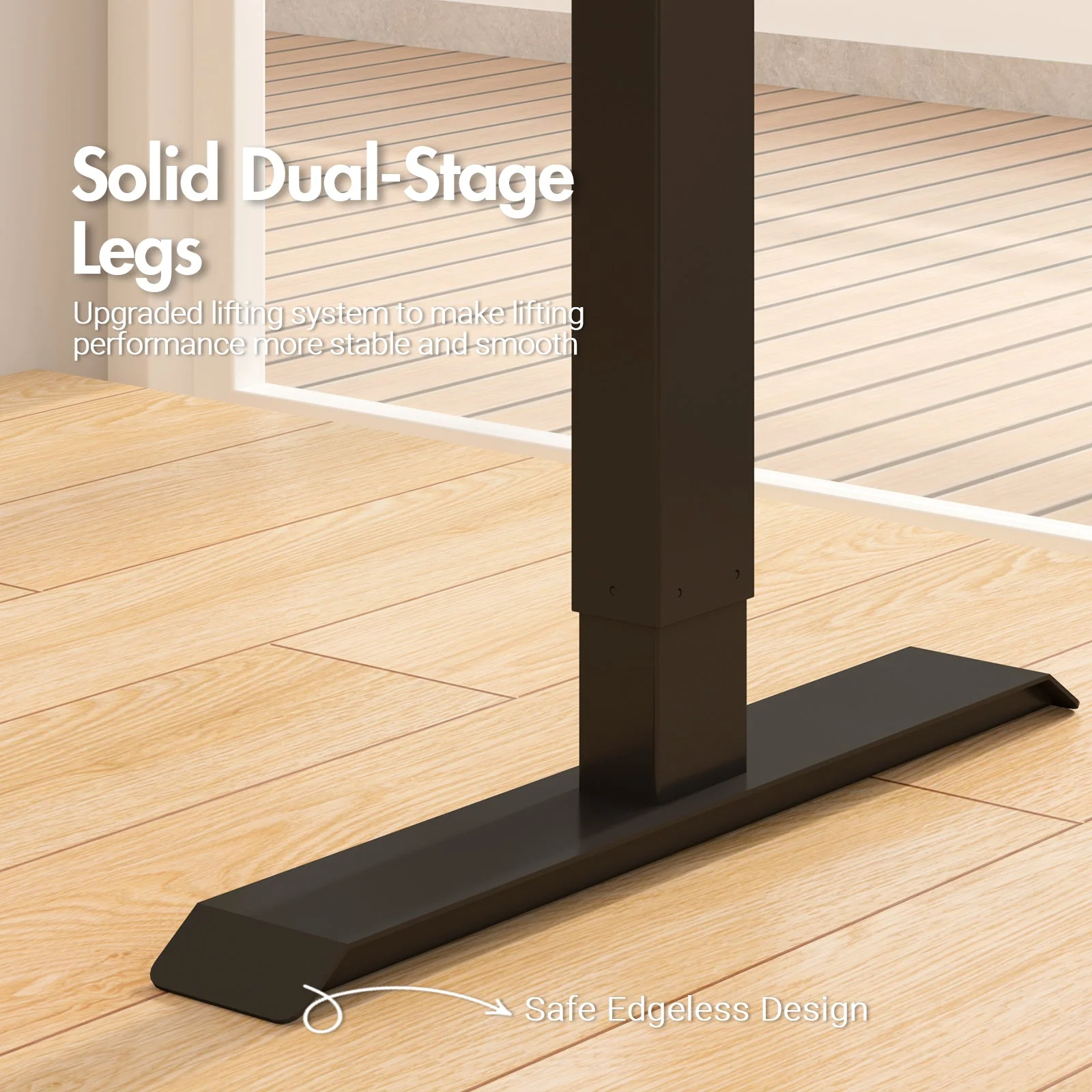 Electric Standing Desk  Adjustable Height 120cm