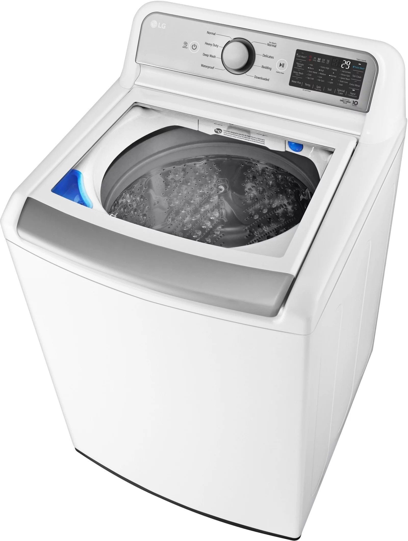 LG �C 5.5 Cu. Ft. Smart Top Load Washer with TurboWash3D �C White