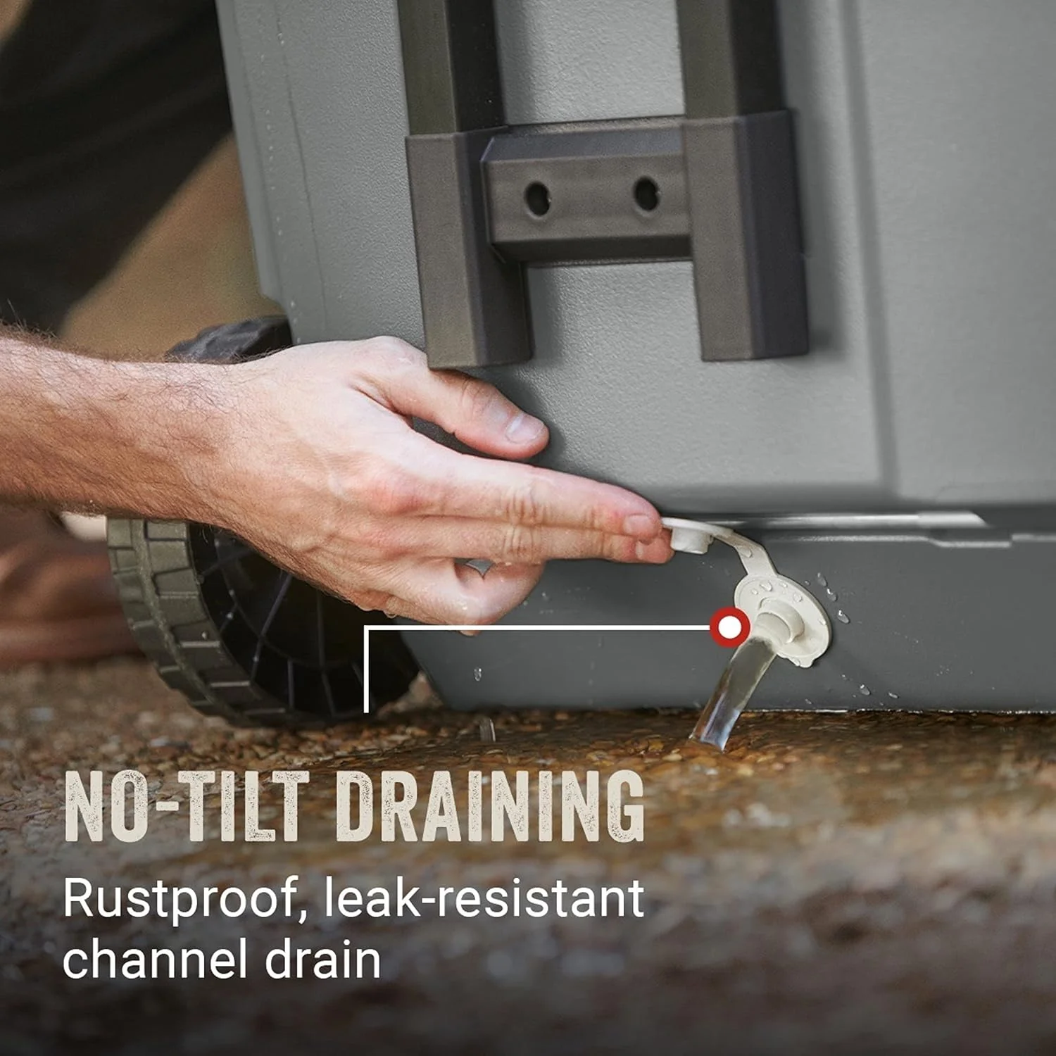 Coleman Classic Series Insulated Portable Wheeled Cooler, Leak-Resistant Outdoor Hard Cooler Keeps Ice up to 5 Days, 100-Quart