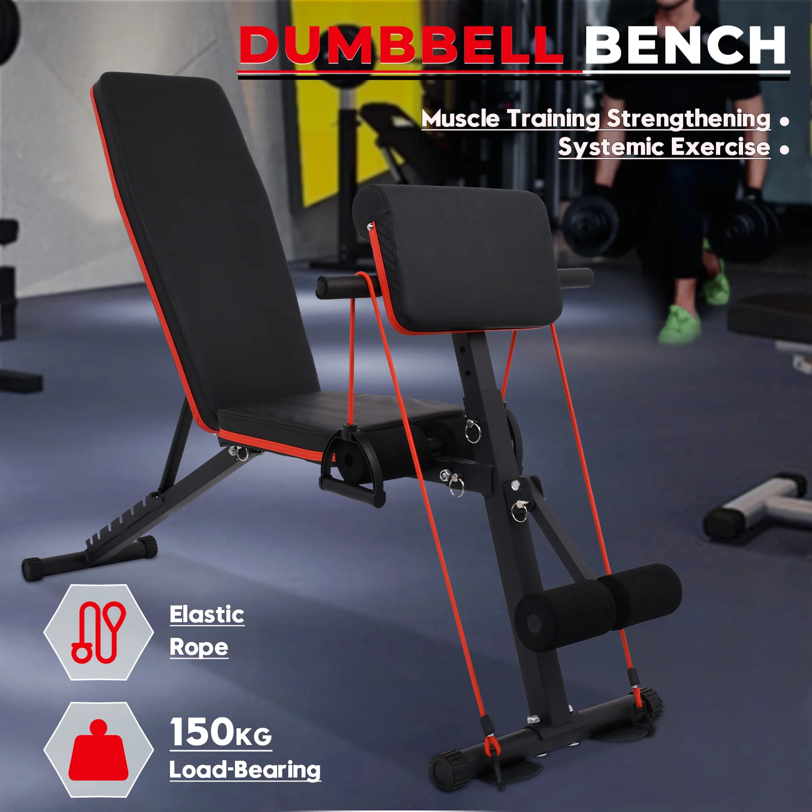 Adjustable Weight Bench for Full Body Workout