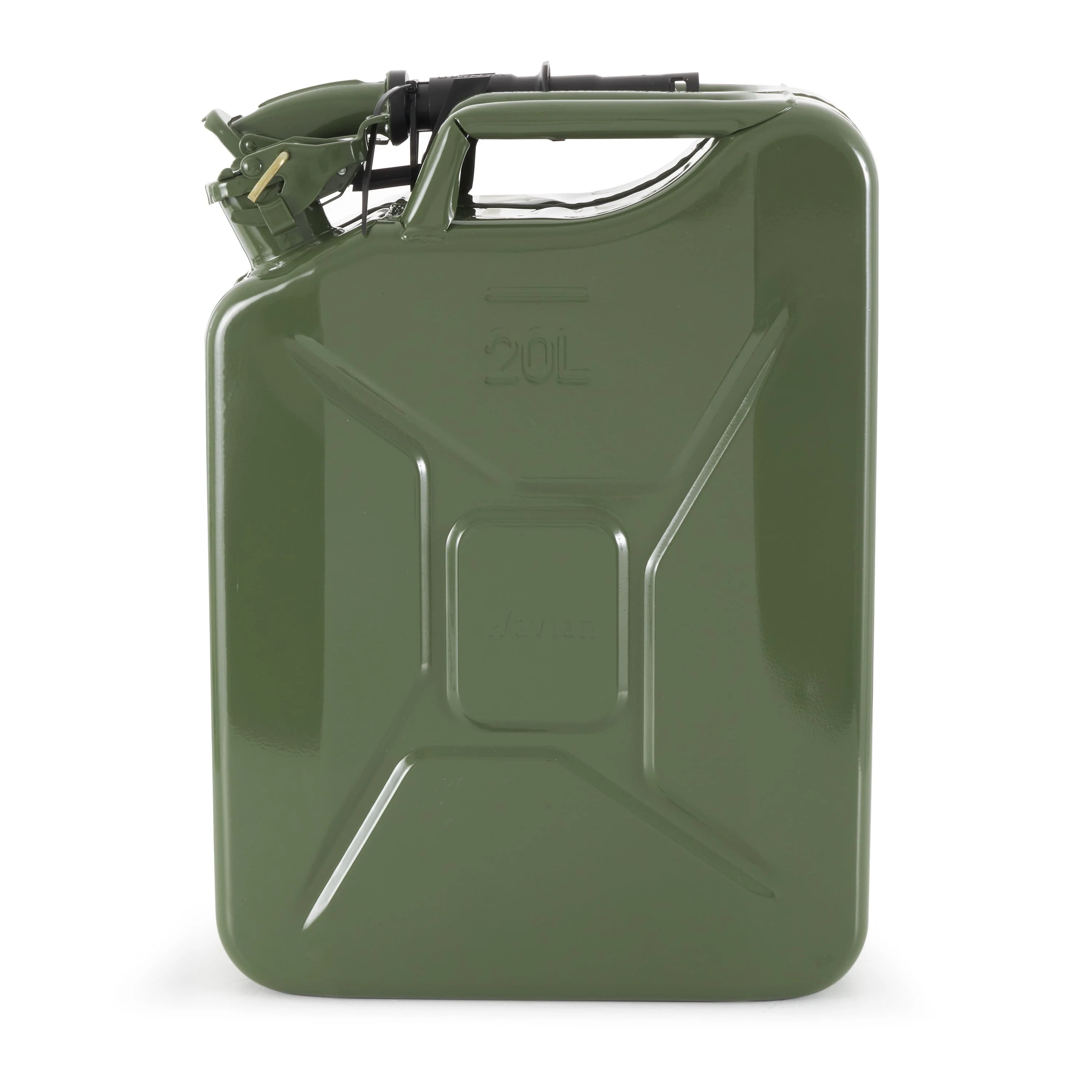 Gallon 20 Liter Authentic CARB Jerry Can with Spout, Green