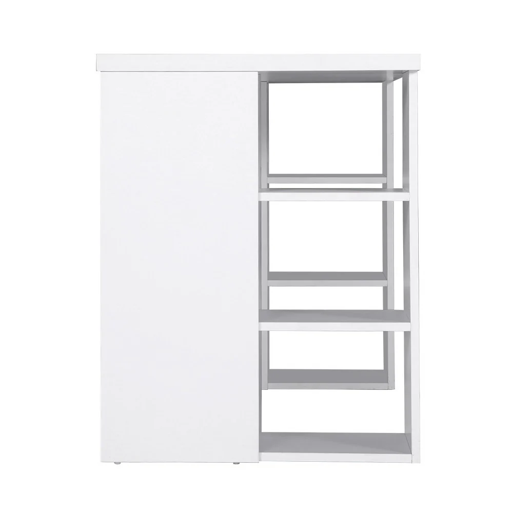 Artiss Computer Desk Bookshelf White 150CM