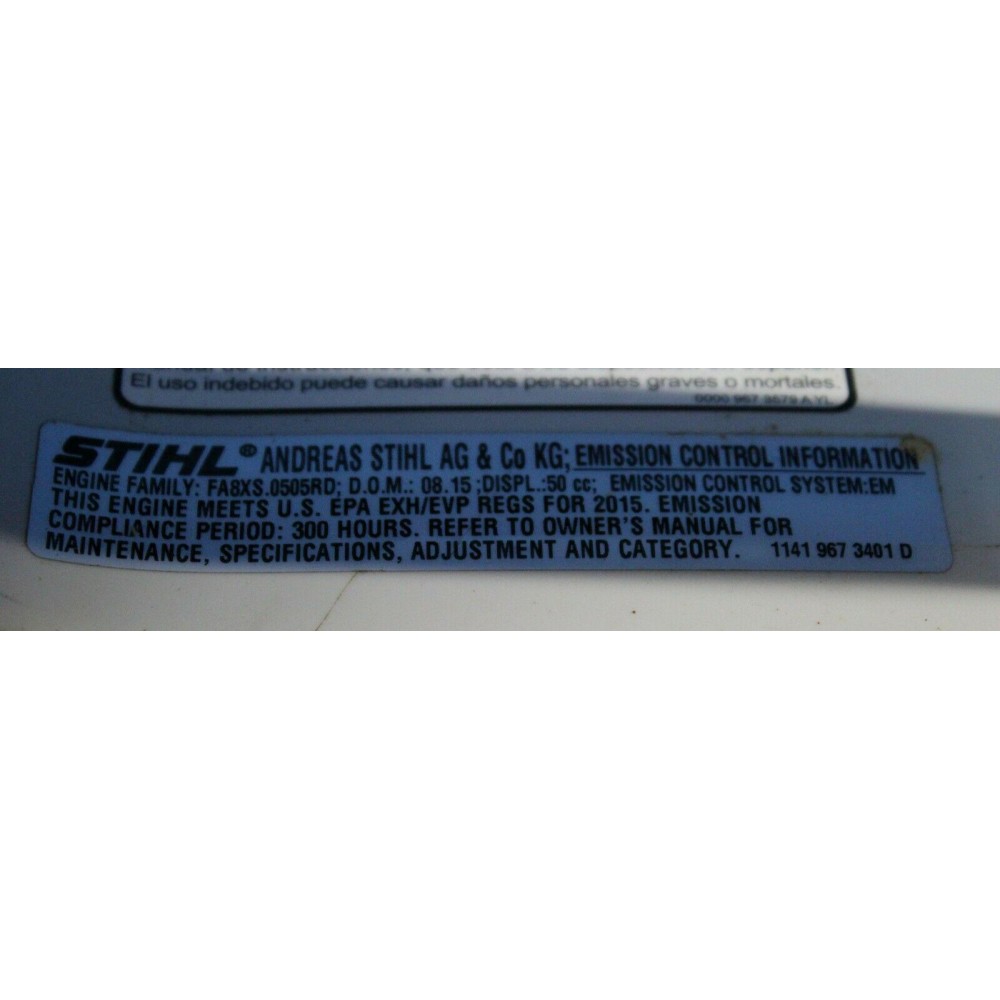 STIHL MS271 Farm Boss Chainsaw �� 50.2 Cc, 2.6 KW