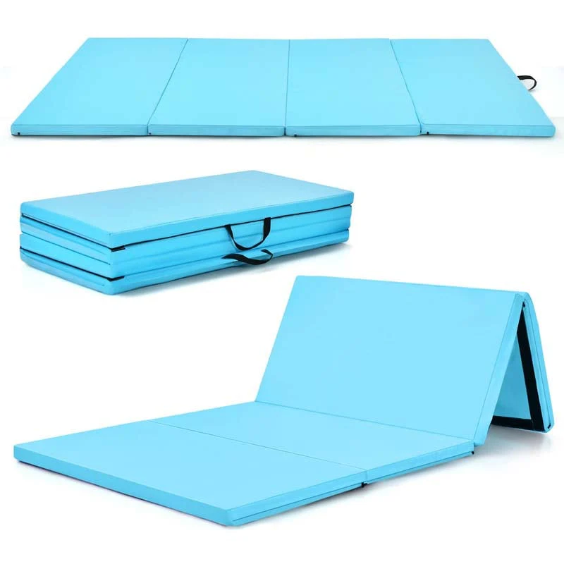 8' x 4' Anti-Tear Folding Gymnastics Mat for Yoga Fitness, 2