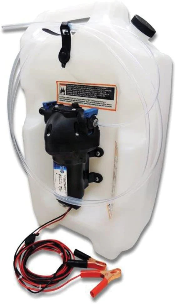 17860-2012 Flat Tank 12V DC Engine Oil Changer System, 3.5 gallon