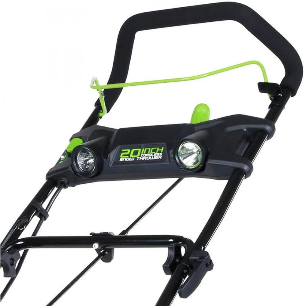 Greenworks PRO 20-Inch 80V Cordless Snow Thrower, 2.0 AH Battery Included 2600402