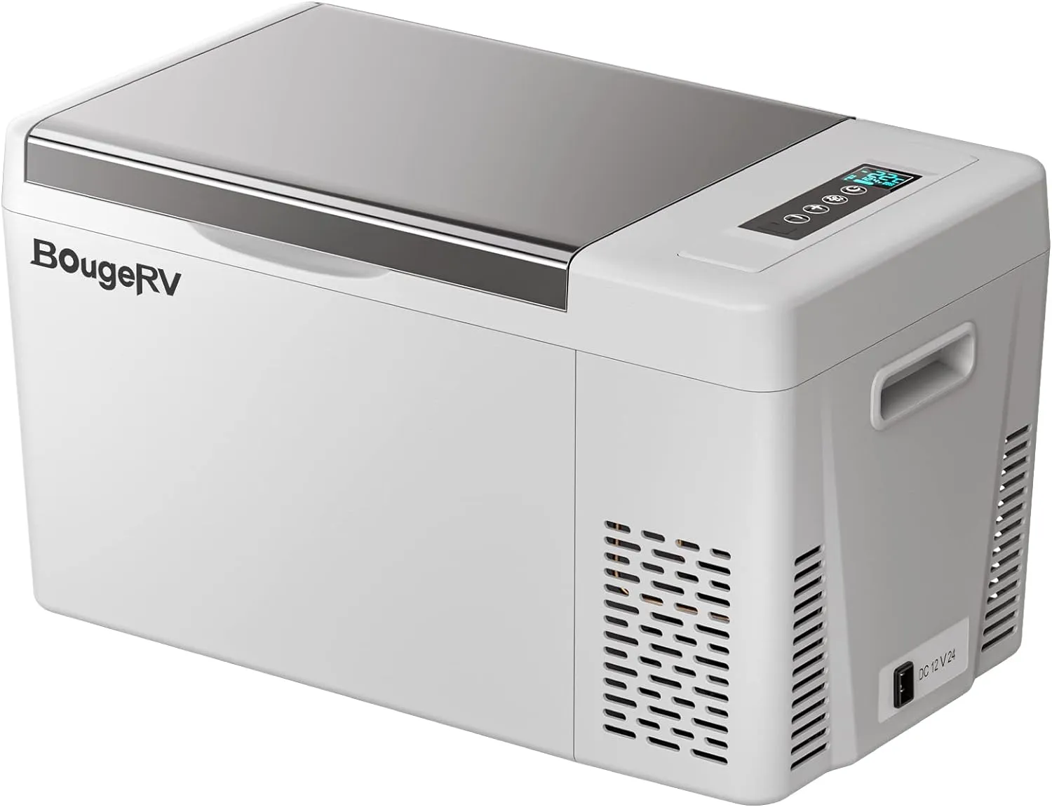 12 Volt Refrigerator 12V Car Fridge 23 Quart Portable Freezer Compressor Cooler 12/24V DC 110~240 Volt AC for Truck Van RV Camper SUV Travel Camping Road Trips Tailgating -7�H~50�H