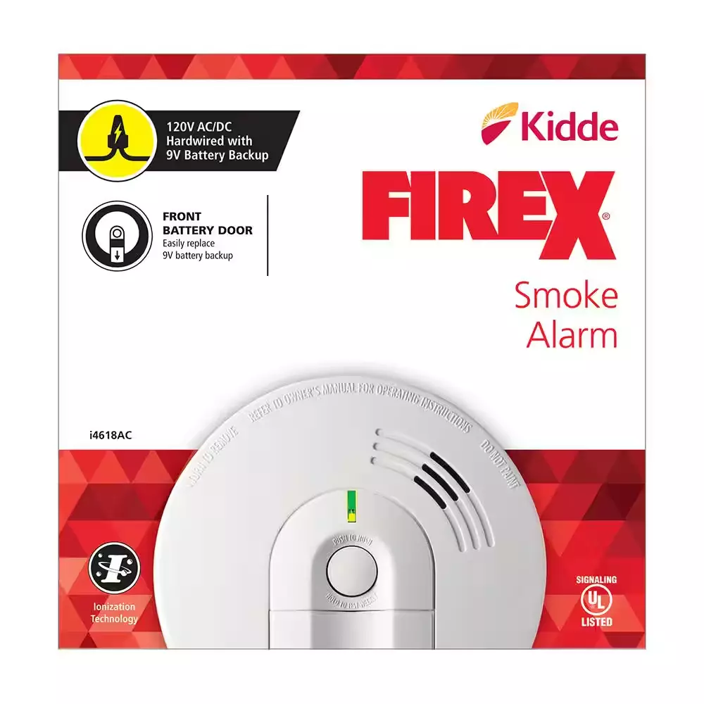 Firex 4-Pack Hardwired Smoke Detector with Ionization Sensor