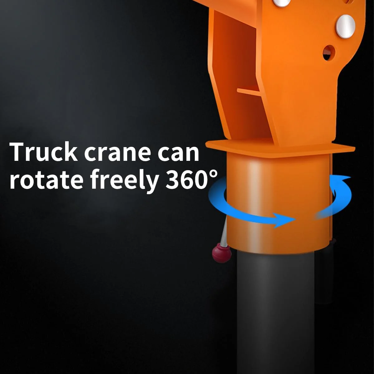 1100lb Folding Dismountable Household Hoist Truck Crane with Electric Hoist (110V) �C 880lb Pulling Force, Jib Cranes for Factory, Warehouse, Construction