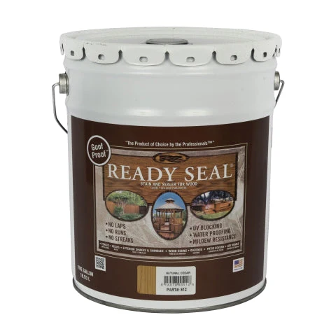 Ready Seal 512 Stain and Sealer, Natural Cedar, 5 gal