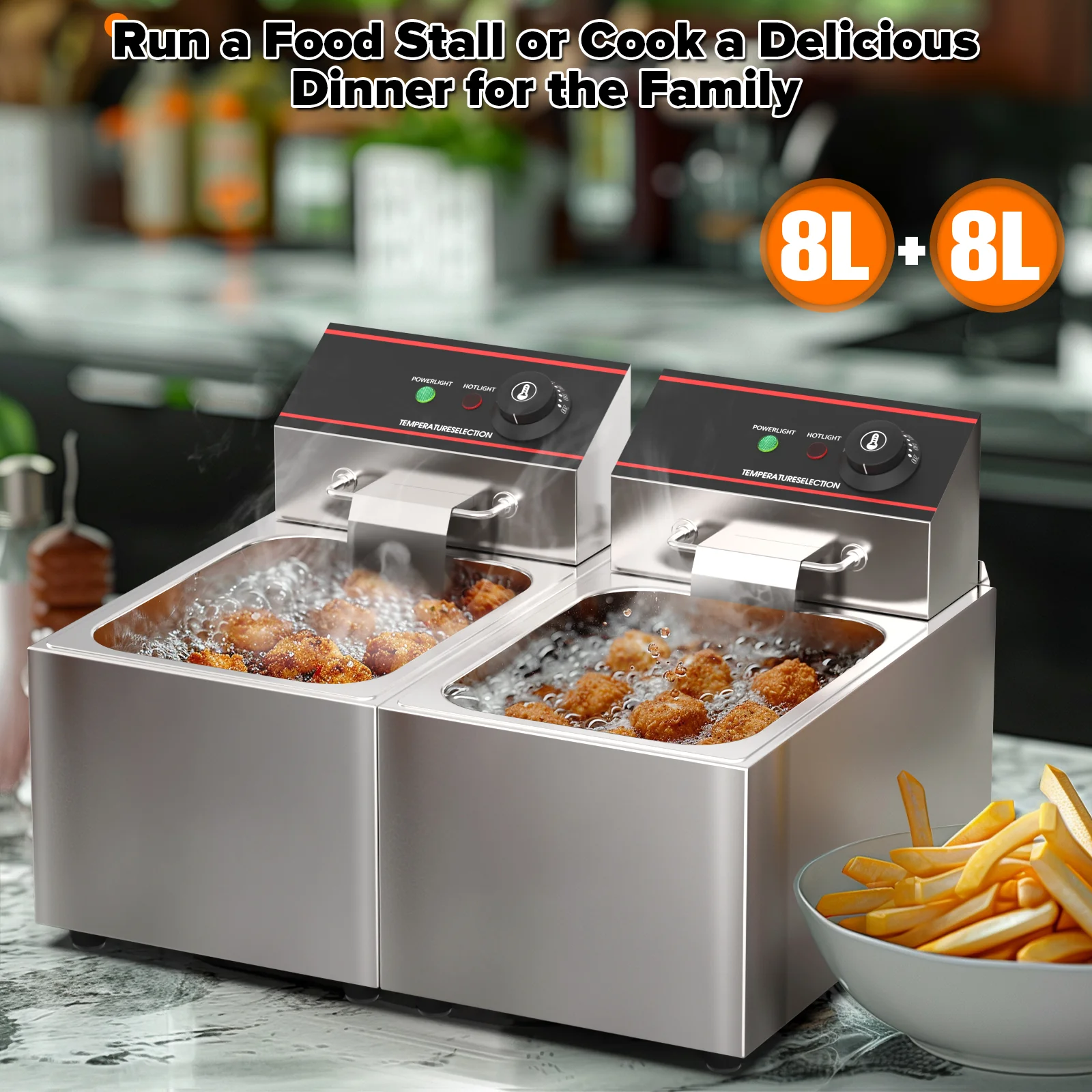 16L Commercial Electric Deep Fryer