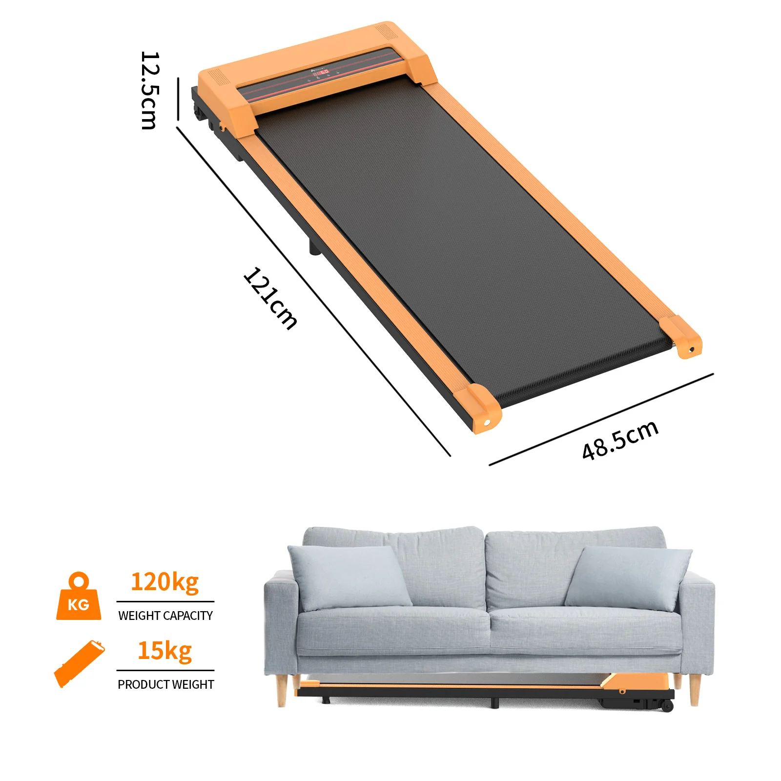 Walking Pad Under Desk Treadmill Low Noise