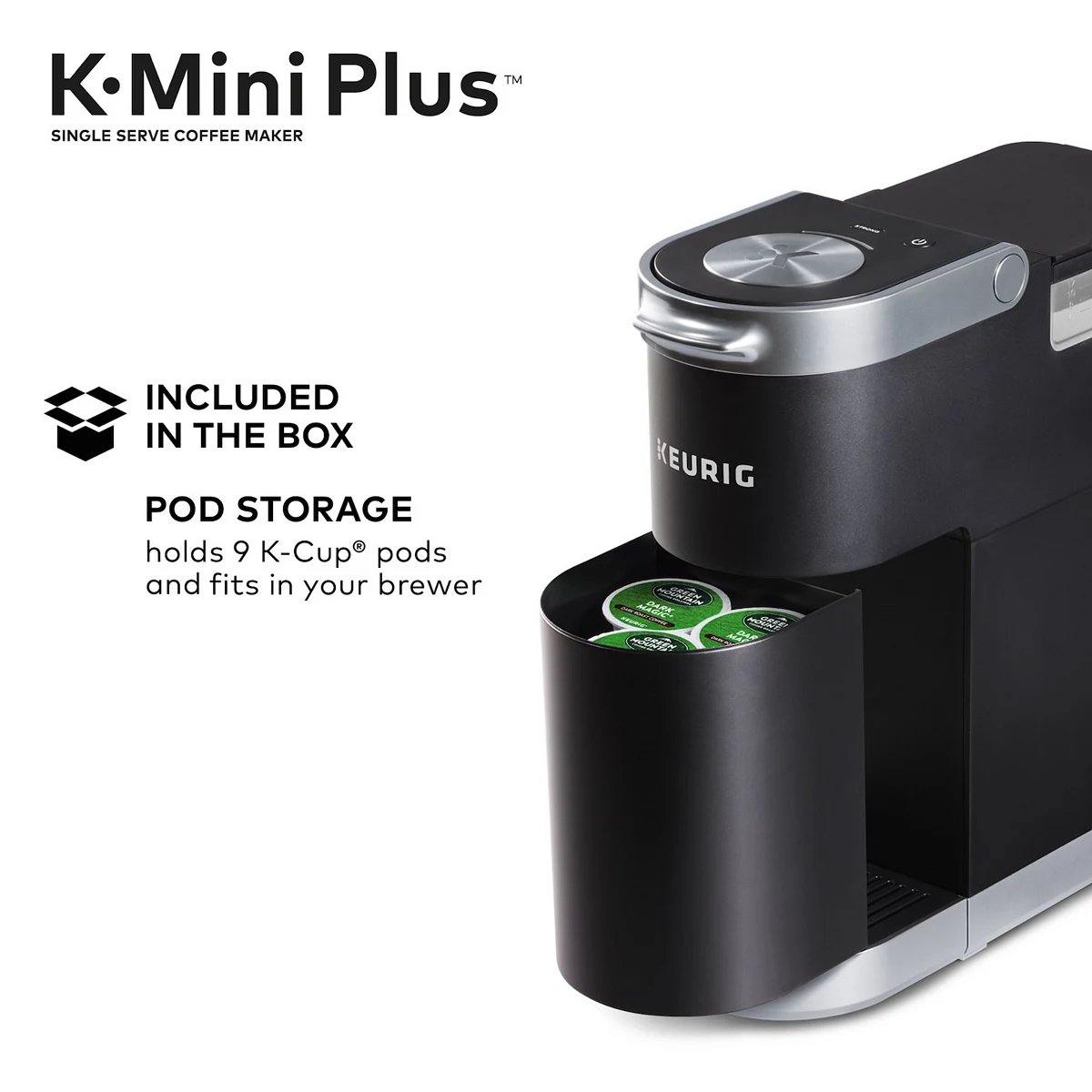 K-Mini Plus Single-Serve K-Cup Pod Coffee Maker
