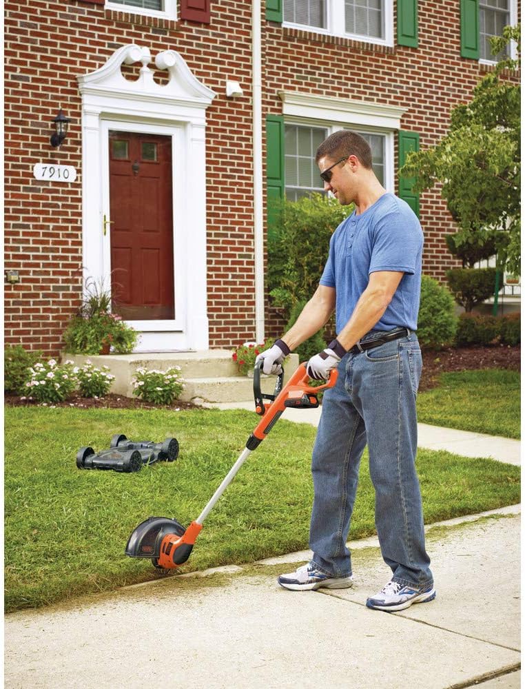 Combination String Trimmer, Lawn Mower, and Edger, Cordless 3-in-1