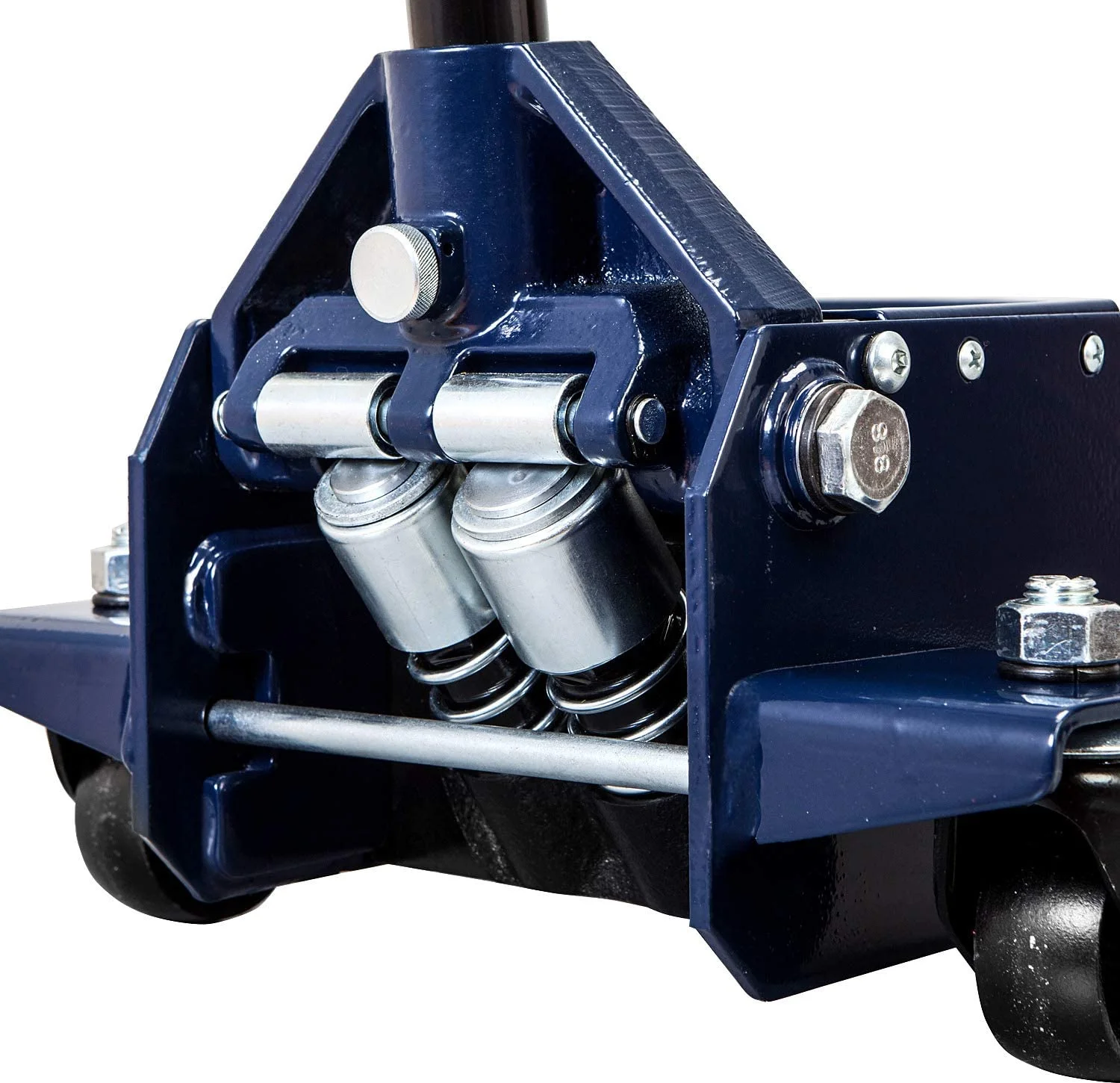 4 Ton Heavy Duty Low Profile Hydraulic Floor Jack Speedy Lift Garage Car Jack, Blue, W847U