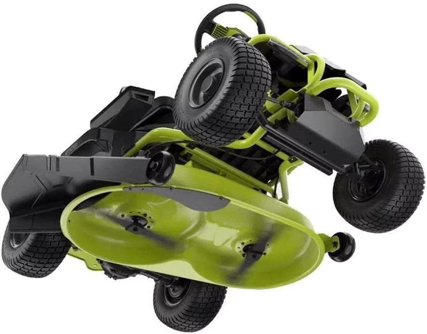 Ryobi 38 inches 100 Ah Battery Electric Rear Engine Riding Lawn Mower RY48111