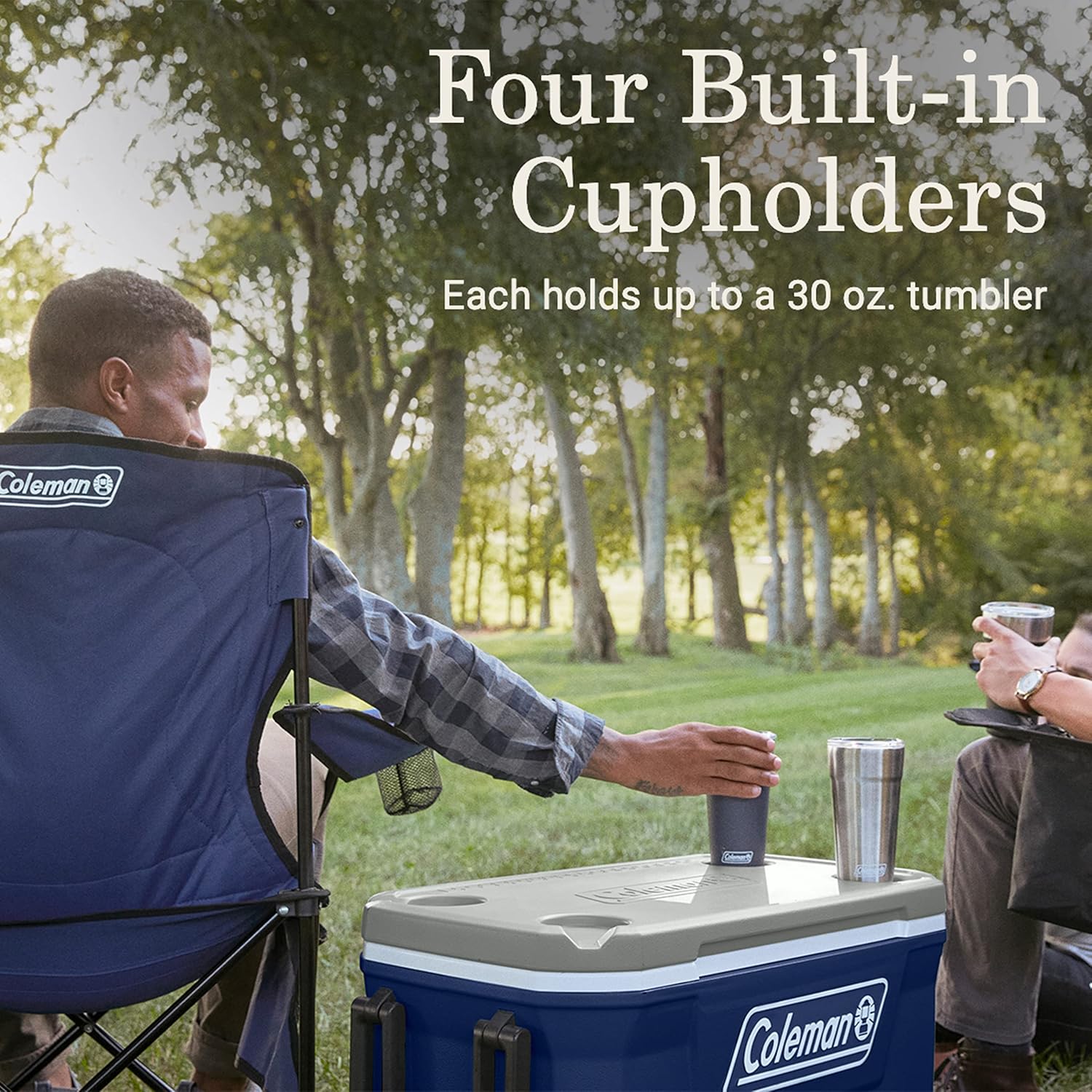 Coleman Classic Series Insulated Portable Wheeled Cooler, Leak-Resistant Outdoor Hard Cooler Keeps Ice up to 5 Days, 100-Quart