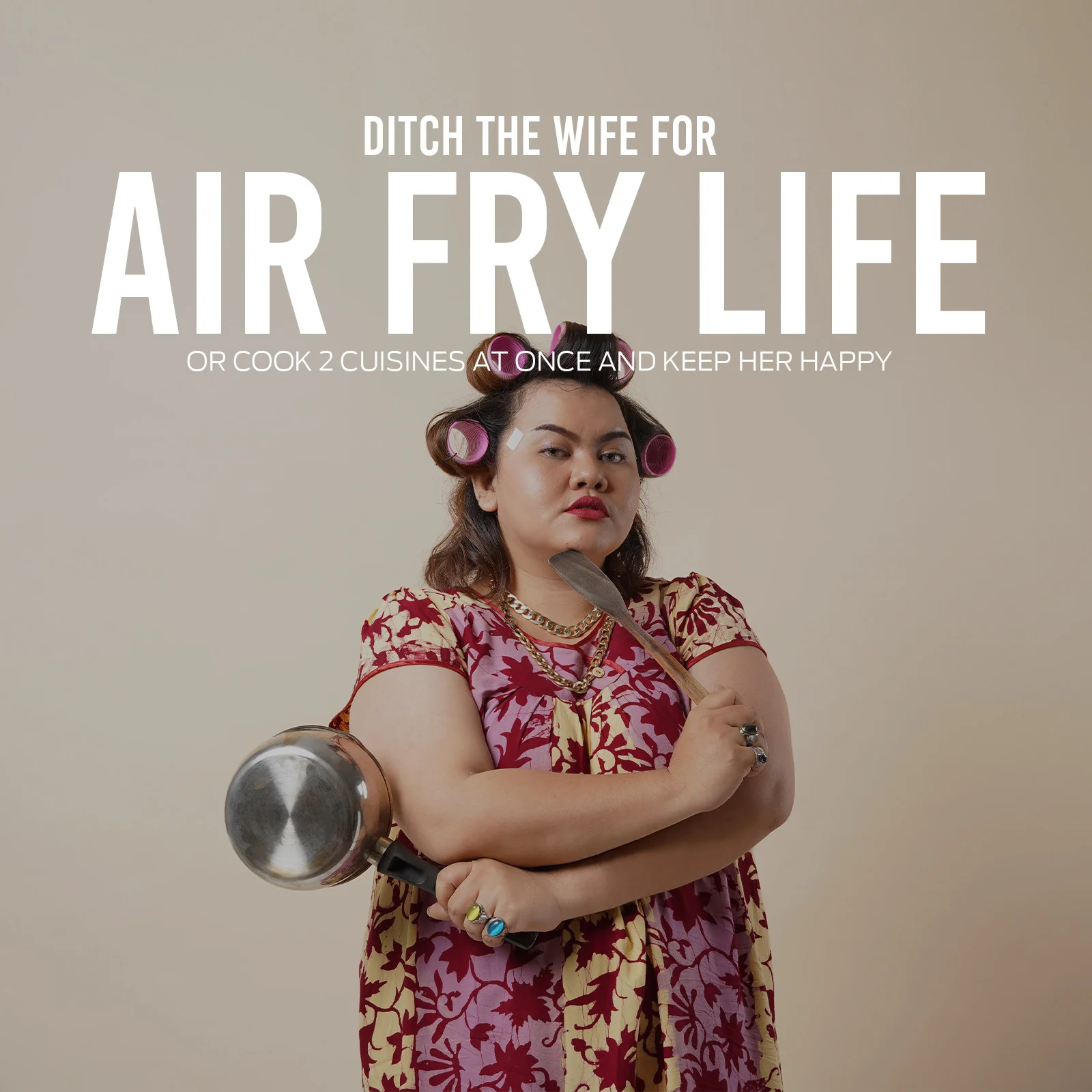 Kitchen Couture Dual View 2 x 5 Litre 10 Litre Air Fryer Stainless Steel