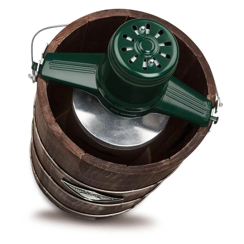 Green and Brown Electric Ice Cream Maker