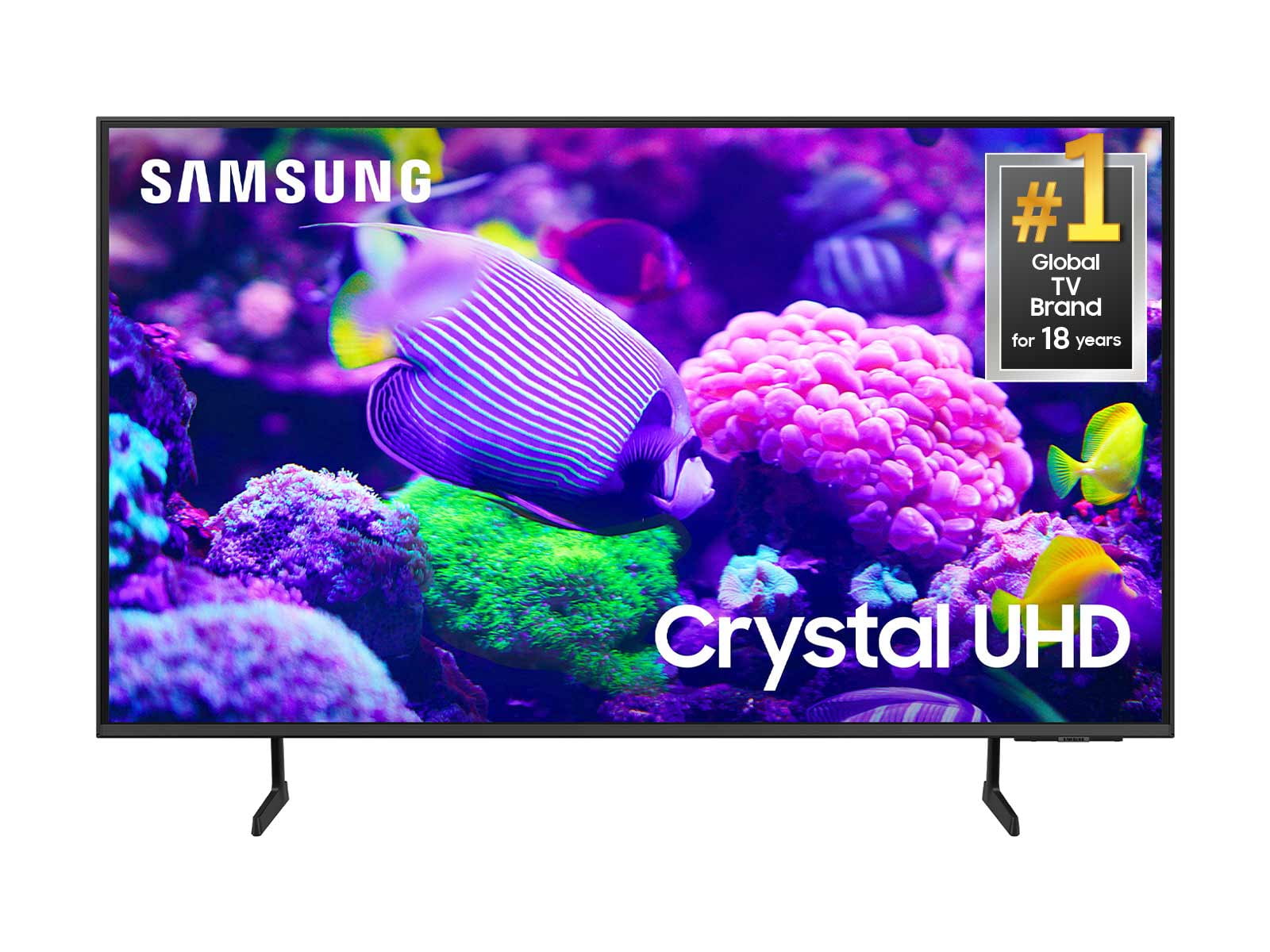 Samsung 85��� Crystal UHD 4K Smart TV DU7200B with PurColor, HDR, and Tizen OS �C 2024 Model