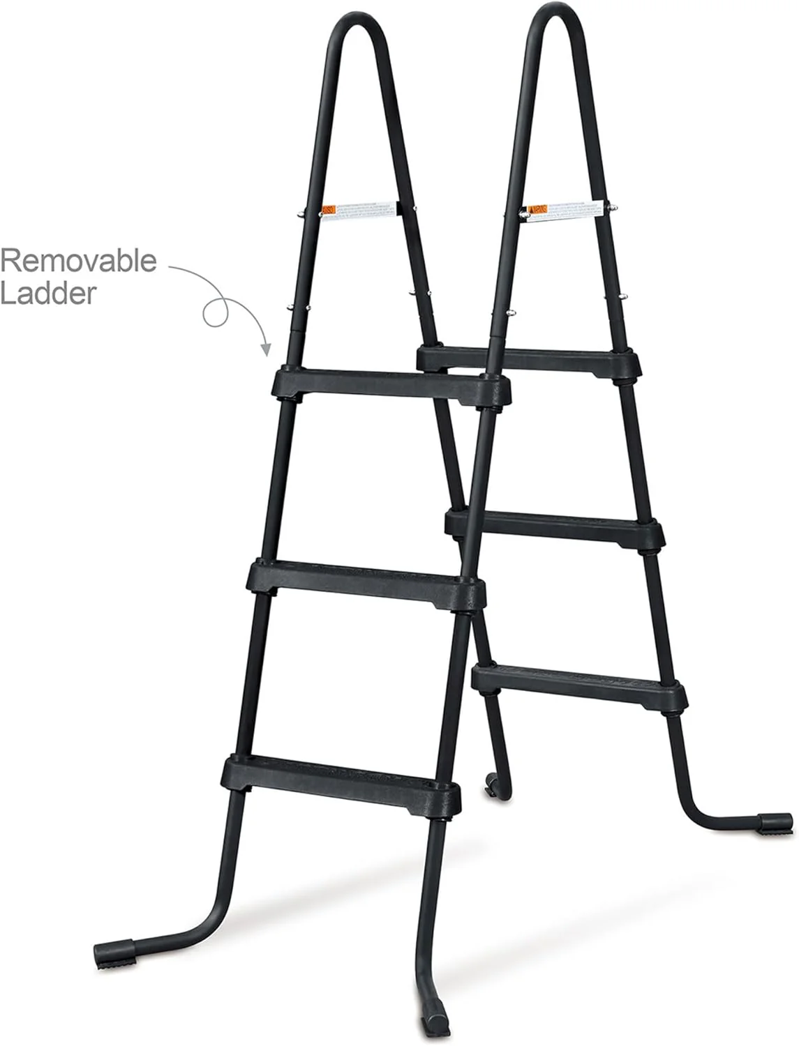 Funsicle 167 by 98 by 39.5 Inches Oasis Designer Oval Frame Outdoor Above Ground Swimming Pool Pool Set with Accessories, Dark Herringbone Gray