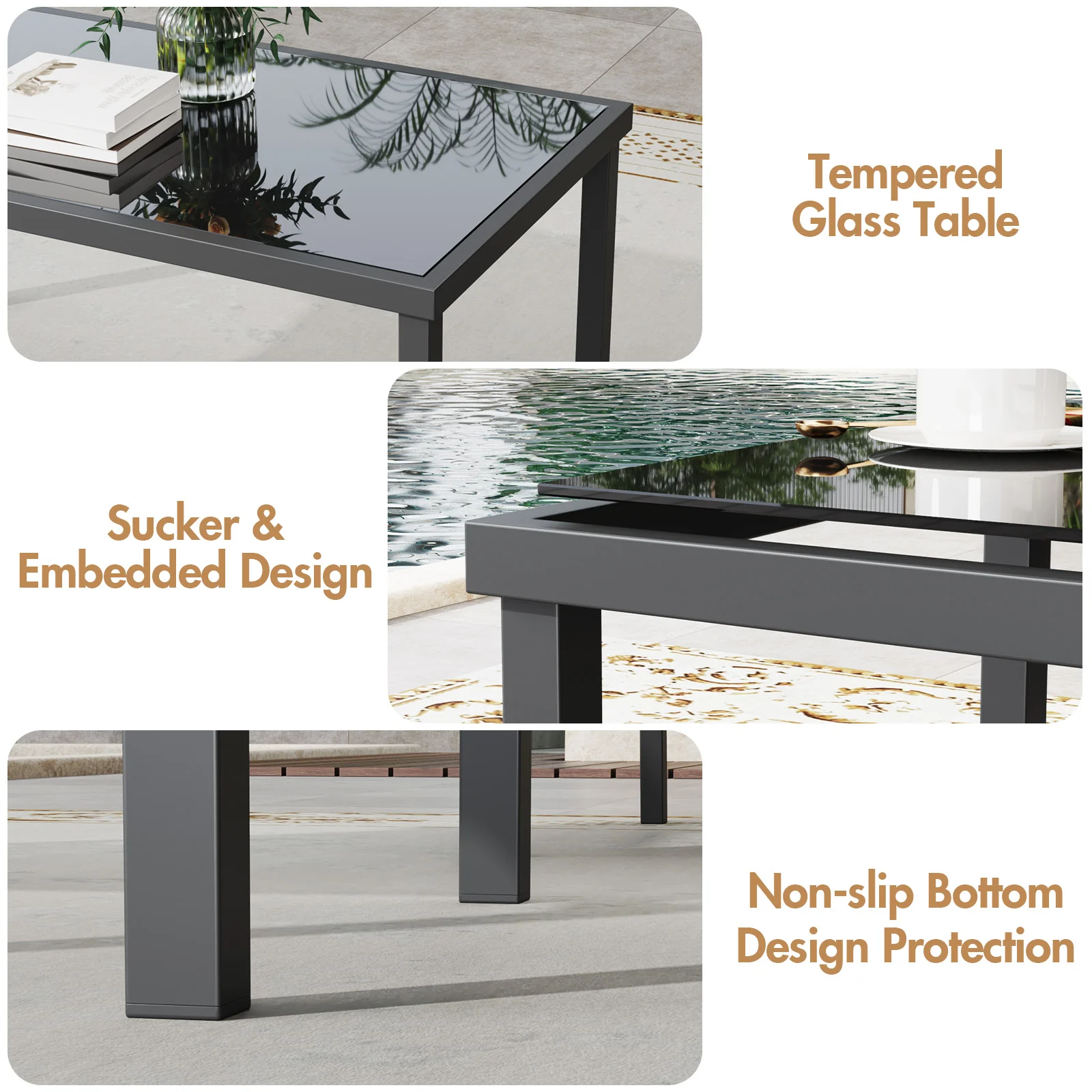 Patio Furniture Set 4 Pieces