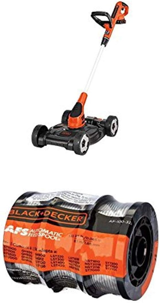 Combination String Trimmer, Lawn Mower, and Edger, Cordless 3-in-1