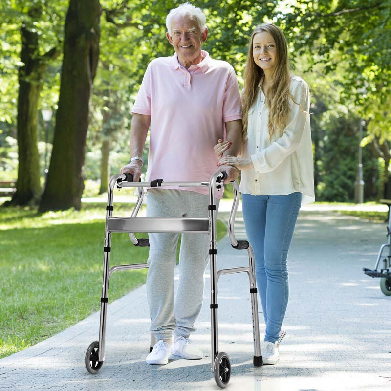 3-in-1 Folding Walker with 5